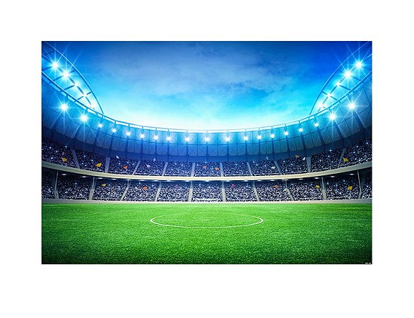 Fundo Fotográfico Pequeno Tecido Sublimado 3D Futebol 1,50x1,20 WFP-1171