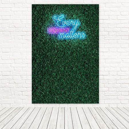 Painel Retangular Tecido Sublimado 3D Instagramável Neon 1,50x2,20 WRT-6113
