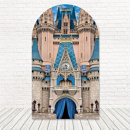 Painel Romano Tecido Sublimado 3D Castelo 1,20x2,10 WRGG-149