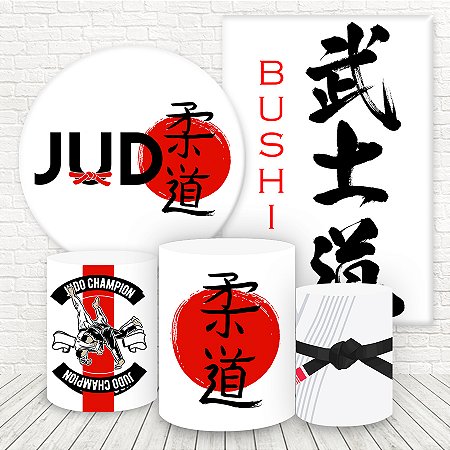 Kit 2 Painéis e Capas Tecido Sublimado 3D Judo WKPC-2874