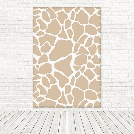 Painel Retangular Tecido Sublimado 3D Animal Print Estampa Girafa 1,50x2,20 WRT-7069