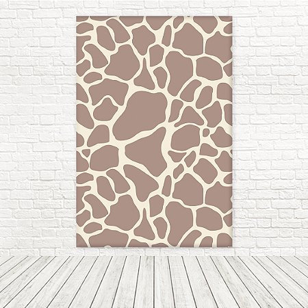 Painel Retangular Tecido Sublimado 3D Animal Print Estampa Girafa 1,50x2,20 WRT-7067