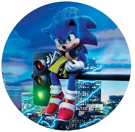 Painel Sonic O Filme - 2,00x1,50m