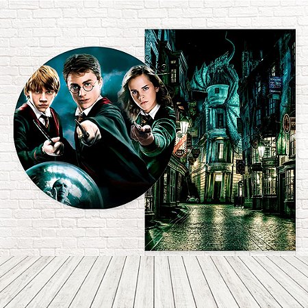 Kit Painéis Casadinho Tecido Sublimado 3D Harry Potter WPC-248