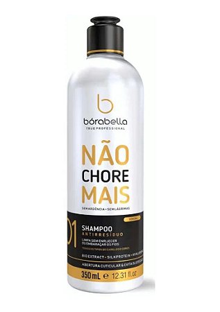 Shampoo Antirresíduo Não Chore Mais Borabella - 350ml