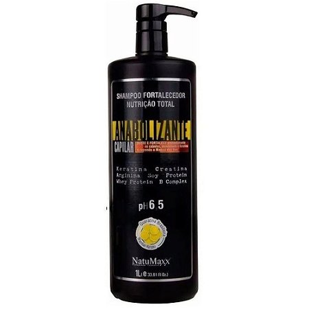 Shampoo Anabolizante Capilar Fortalecedor Natumaxx 1L