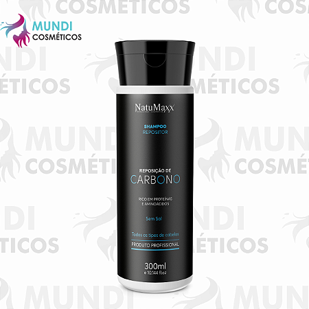 Shampoo Reconstrutor Reposição De Carbono 300ml Natumaxx