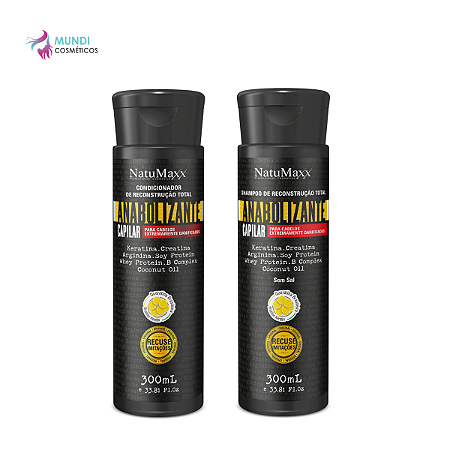 Kit Natumaxx Anabolizante Shampoo + Condicionador 300ml