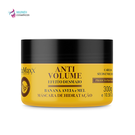 Natumaxx Máscara Nutrição Banana & Mel Anti-volume 300g
