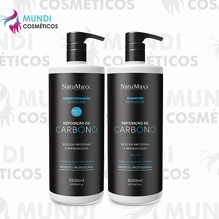 Shampoo + Condicionador Carbono Natumaxx 1L