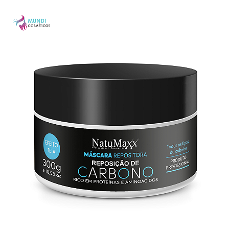 Máscara Reconstrutora Reposição de Carbono NatuMaxx 300g