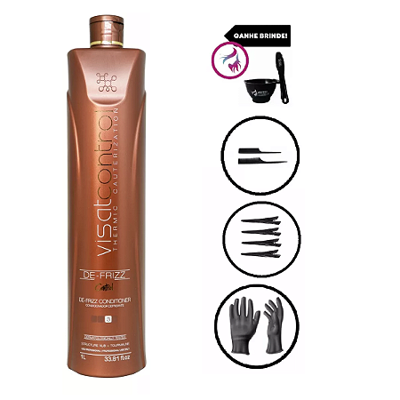 Cauterização Profissional Step 3 De Frizz Visat Control 1L