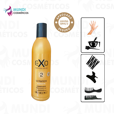 Exoplastia Capilar Exo Hair Ultratech Keratin 250ml Passo 2