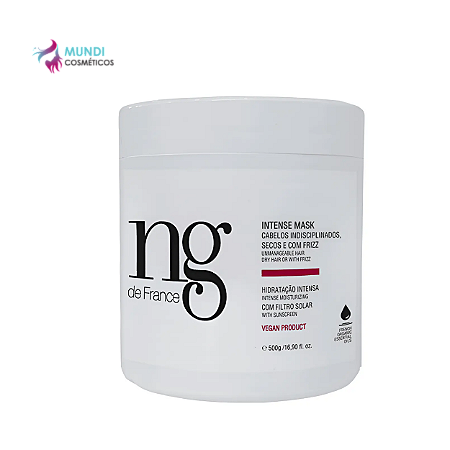 Ng De France Máscara De Hidratação Intense 500g - Vegan