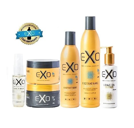 Kit Exotrat Completo Manutençao - Exo hair - 06 produtos