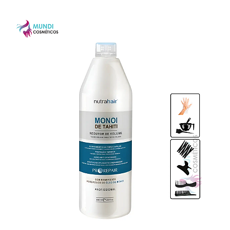 Redutor Monoi De Tahiti 1l Sem Formol Original Nutra Hair