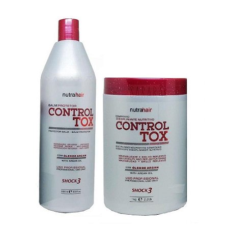 Kit Botox Nutra Hair Controltox Alisa E Trata