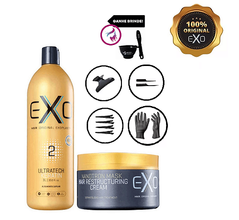 Kit Exoplastia Progressiva Passo 2 1L + Nanotron Mask 250g