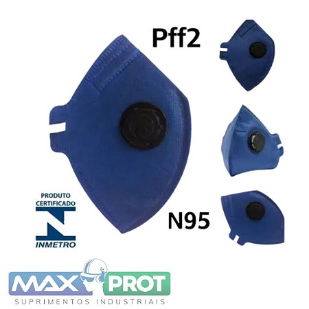 MASCARA DESCARTAVEL DOBRAVEL PFF2 COM VALVULA CA-38944 - CAMPER