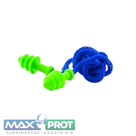 PROTETOR AUDITIVO DE SILICONE COM CORDÃO 14DB QUANTIUM - LIBUS