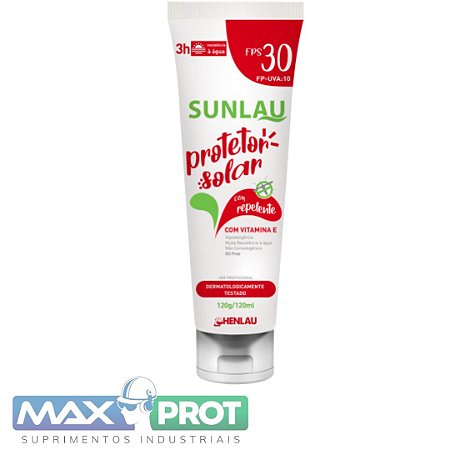 PROTETOR SOLAR FPS30 COM REPELENTE 120G - HENLAU
