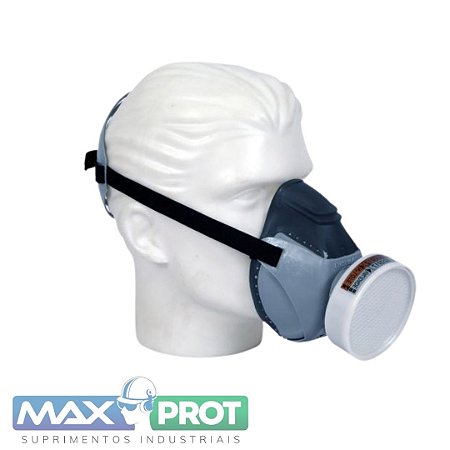 RESPIRADOR SEMI FACIAL COM CARTUCHO VO GA - AIR SAN