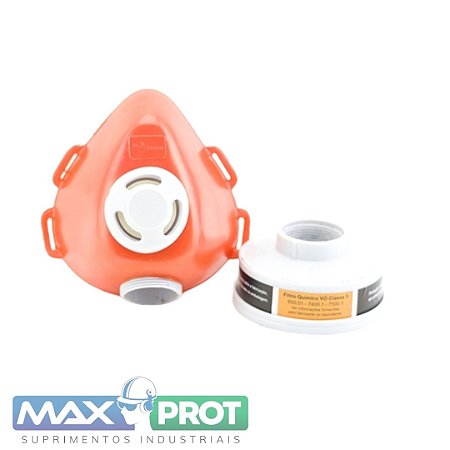 RESPIRADOR 1/4 1 CARTUCHO VO/GA - PLASTCOR