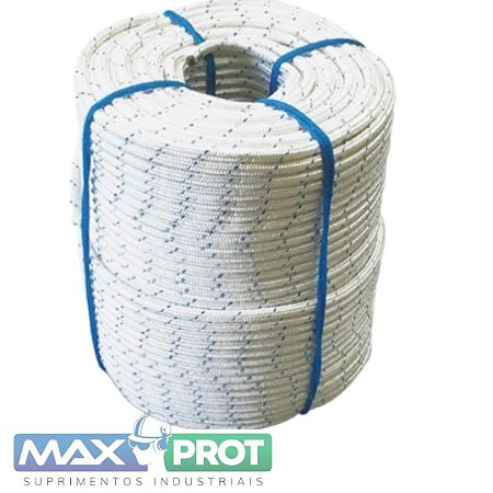 CORDA DE SEGURANÇA POLIAMIDA 12MM ROLO COM 50 METROS NR12 - PLASMODIA