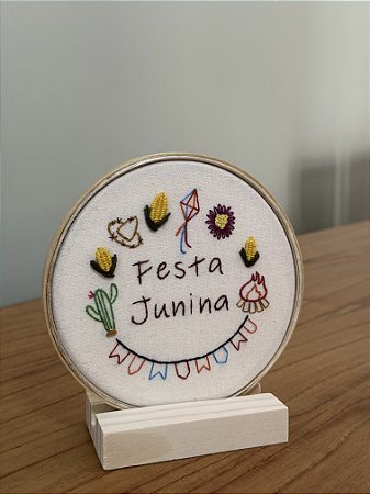 BORDADO FESTA JUNINA 14cm