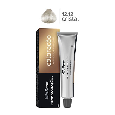 Coloração Profissonal 12.12 Extra Blond Cristal Platinado 60gr - Vita Derm