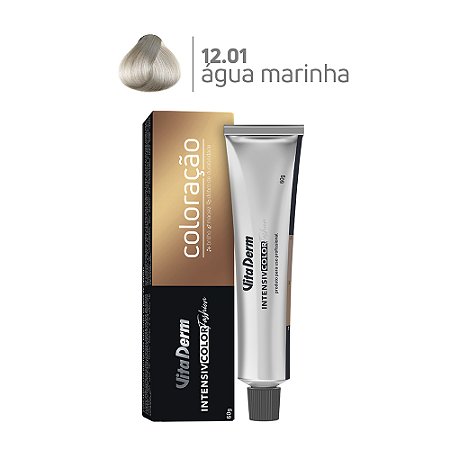 Coloração Profissonal 12.01 Extra Blond Acizentado 60gr - Vita Derm