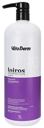 Máscara Matizadora Loiros Perfeitos 1000ml - Vita Derm
