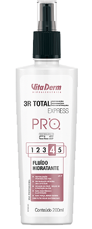 Pro Fluído Hidratante SOS Capilar 3R Total Express 200ml - Vita Derm
