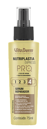 Pro Serum Reparador Nutriplastia SOS Capilar Express 75ml - Vita Derm