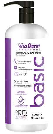 Shampoo Pro Basic 1000ml - Vita Derm