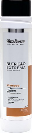 Shampoo Nutrição Extrema 300ml - Vita Derm
