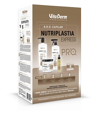 Kit SOS Nutriplastia Capilar Express Profissional - Vita Derm