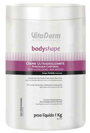 Creme Corporal Ultradeslizante Body Shape 1000gr - Vita Derm