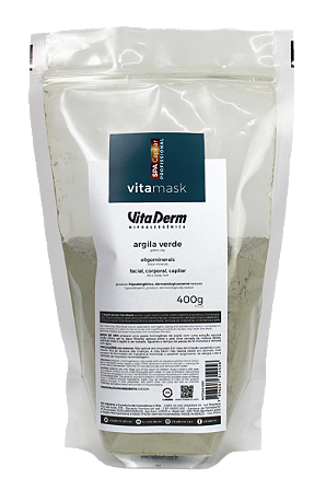 Argila Verde Vita Mask 400gr - Vita Derm