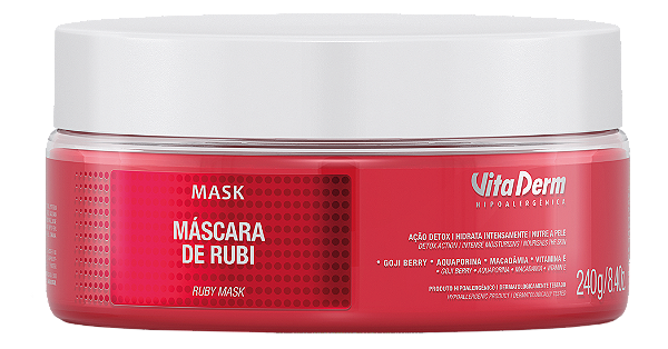 Máscara de Rubi 240gr - Vita Derm