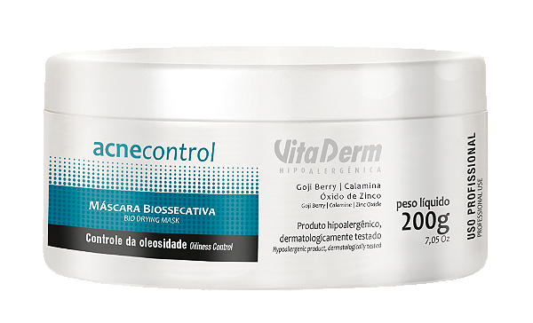 Pró Máscara Biossecativa Acne Control 200gr - Vita Derm