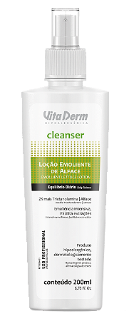 Loção Emoliente de Alface  Cleanser 200ml - Vita Derm