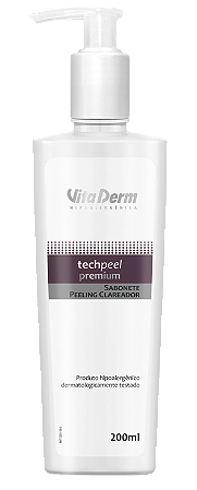 Sabonete Peeling Clareador Tech Peel Premium 200ml - Vita Derm