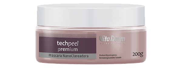 Máscara Nano Clareadora Tech Peel Premium 200gr - Vita Derm