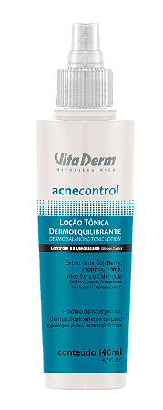 Loção Tônica Dermoequilibrante 140ml - Vita Derm