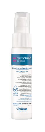 Serum Hidratante Facial Dermacrono FPS30 50ml - Vita Derm