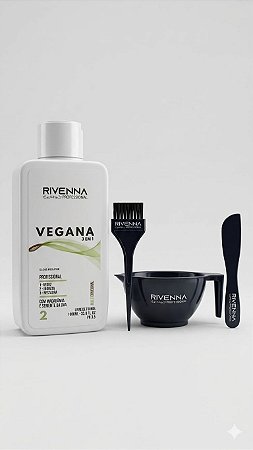 Progressiva Vegana de 1L + kit de Cumbuca, Pincel e Espátula