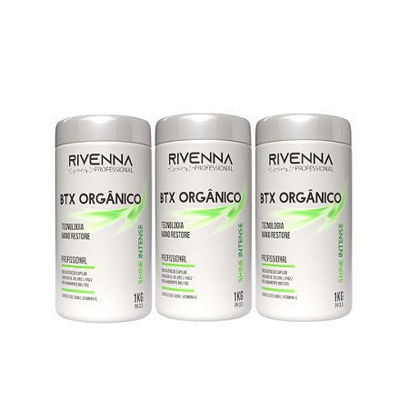 Kit com 3 Btx Orgânicos de 1Kg