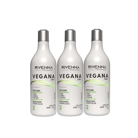 Kit com 3 Progressivas Veganas 1L