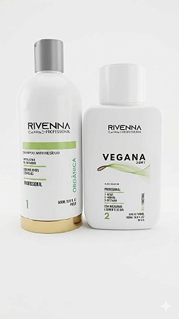 SHAMPOO ANTIRRESÍDUO 500ML + PROGRESSIVA VEGANA DE 500ML